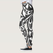Schwarz/Weiß Leggings (Links)