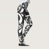 Schwarz/Weiß Leggings (Rechts)