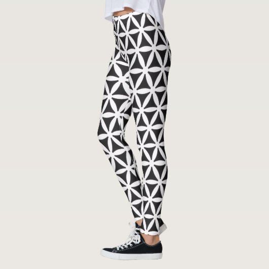 schwarz & weiß leggings (Links)