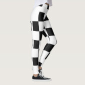 Schwarz-Weiß-Leggings Leggings (Rechts)