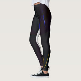 Schwarz-Weiß-Leggings Leggings