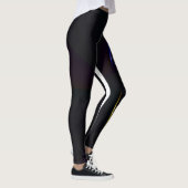 Schwarz-Weiß-Leggings Leggings (Rechts)