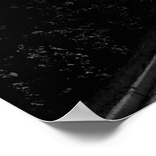 Schwarz-Weiß-Lenticular Cloud Poster (Ecke)