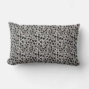 Schwarz-weiß Leopard Gepard Muster Lendenkissen