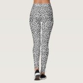 Schwarz-Weiß-Leopard Leggings (Rückseite)
