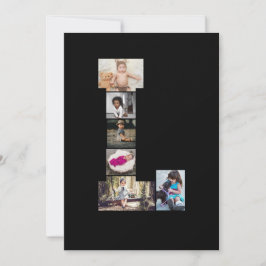 Schwarz-Weiß-Letter-L-FotoCollage Ankündigung