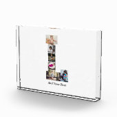 Schwarz-Weiß-Letter-L-FotoCollage Fotoblock (Rechts)