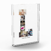 Schwarz-Weiß-Letter-L-FotoCollage Fotoblock (Links)