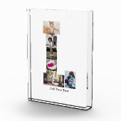 Schwarz-Weiß-Letter-L-FotoCollage Fotoblock (Rechts)