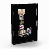 Schwarz-Weiß-Letter-L-FotoCollage Fotoblock (Links)