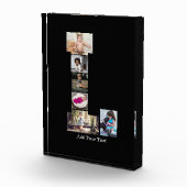 Schwarz-Weiß-Letter-L-FotoCollage Fotoblock (Rechts)