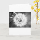 Schwarz-Weiß-Leuchte Karte (Gelbe Blume)