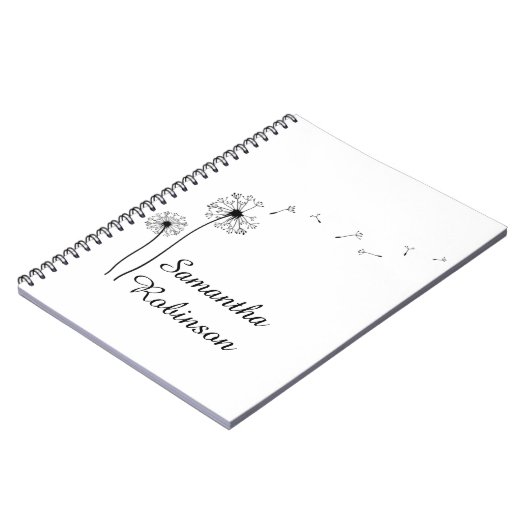 Schwarz-Weiß-Leuchter bläst im Wind Notizblock (Linke Seite)