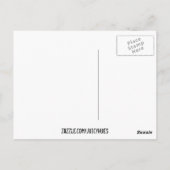 Schwarz-Weiß-Leuchter der modernen Blumenkunst Postkarte (Rückseite)