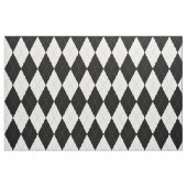 Schwarz | Weiß | Lichtgrau-Raute-Muster Stoff (Fat Quarter (45,7 x 55,9 cm))