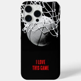 Schwarz-Weiß-Liebe Basketball Case-Mate iPhone Hülle