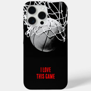 Schwarz-Weiß-Liebe Basketball Case-Mate iPhone Hülle