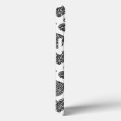 Schwarz-Weiß-Liebe Case-Mate iPhone Hülle (Rückseite / Rechts)