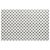 Schwarz-Weiß-Liebe-Herzdesign Stoff (Fat Quarter (45,7 x 55,9 cm))
