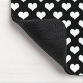 Schwarz-Weiß-Liebe Mousepad (Ecke)