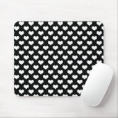 Schwarz-Weiß-Liebe Mousepad (Mit Mouse)