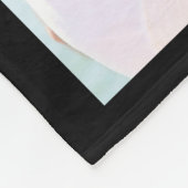 Schwarz-Weiß-Liebe Sie für immer 4 Foto Fleecedecke (Ecke)