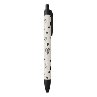 Schwarz-Weiß-Liebesstift Kugelschreiber