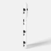 Schwarz-Weiß-Lilie Case-Mate iPhone Hülle (Rückseite / Rechts)