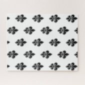Schwarz-Weiß-Lilie Puzzle (Horizontal)