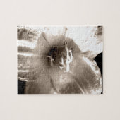 Schwarz-Weiß-Lily-Fotografie Puzzle (Horizontal)