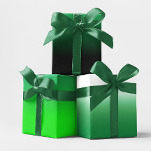 Schwarz-weiß Limon und Kelly Green Ombre Mix