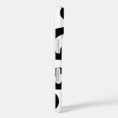 Schwarz-Weiß-Linien Case-Mate iPhone Hülle (Rückseite / Rechts)