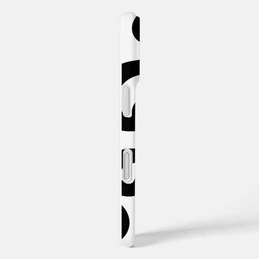 Schwarz-Weiß-Linien Case-Mate iPhone Hülle (Rückseite / Rechts)