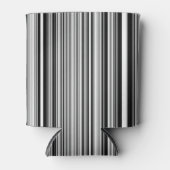 Schwarz-Weiß-Linien Dosenkühler (Vorderseite)