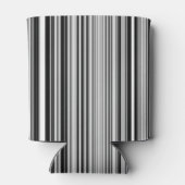 Schwarz-Weiß-Linien Dosenkühler (Rückseite)