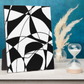 Schwarz-Weiß-Linien, Druckmuster für Blockfarben Fotoplatte (Seite)