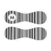 Schwarz-Weiß-Linien, Monogramm Baseball (Paneele)