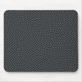 Schwarz-Weiß-Liniendesign Mousepad (Vorne)