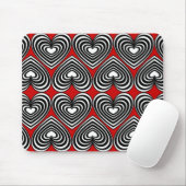 Schwarz-Weiß-Linse Mousepad (Mit Mouse)