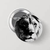 Schwarz-Weiß-Lion Button (Vorne & Hinten)