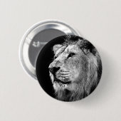 Schwarz-Weiß-Lion Button (Vorne & Hinten)