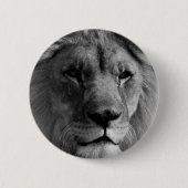 Schwarz-Weiß-Lion Button (Vorderseite)