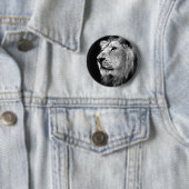 Schwarz-Weiß-Lion Button (Beispiel)