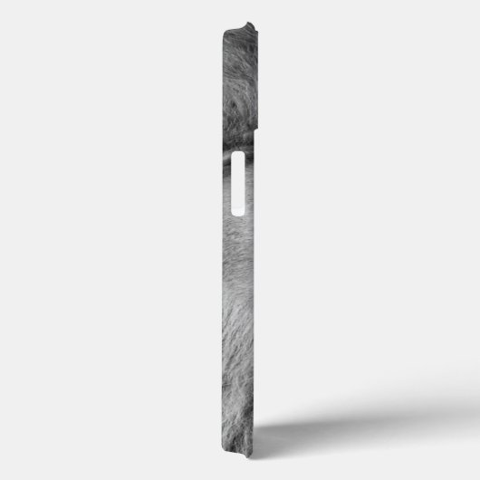 Schwarz-Weiß-Lion Case-Mate iPhone Hülle (Rückseite / Rechts)