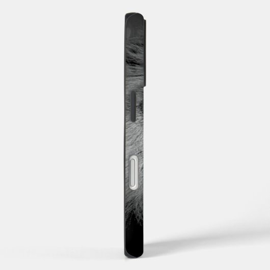 Schwarz-Weiß-Lion Case-Mate iPhone Hülle (Rückseite / Rechts)