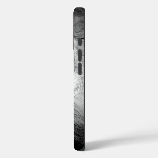 Schwarz-Weiß-Lion Case-Mate iPhone Hülle (Rückseite / Links)