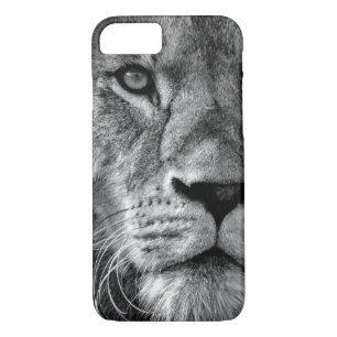 Schwarz-Weiß-Lion Case-Mate iPhone Hülle