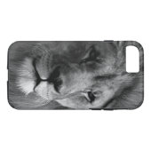 Schwarz-Weiß-Lion Case-Mate iPhone Hülle (Rückseite (Horizontal))