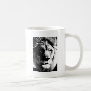 Schwarz-Weiß-Lion Kaffeetasse