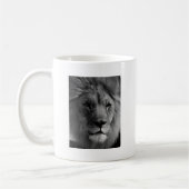 Schwarz-Weiß-Lion Kaffeetasse (Links)